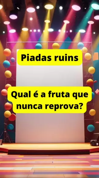 Qual é a fruta que nunca reprova? - Charada e Resposta - Geniol