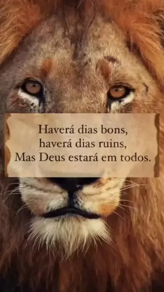 Haverá dias bons, haverá dias ruins, mas Deus estará em todos