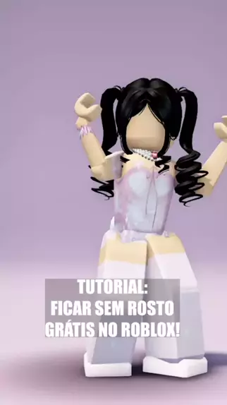 Como ficar sem rosto de graça #tutorial #roblox #fypツ #fy #flybiel55 #