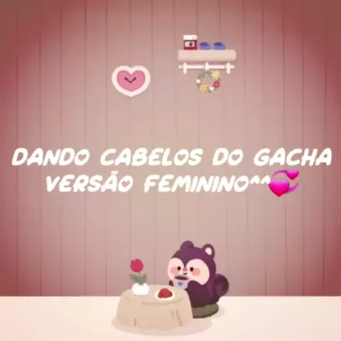 cabelo gacha club feminino png