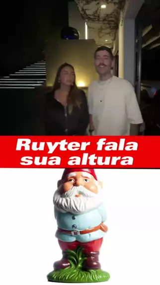 O ruyter é baixo #ruyter #dudarubert #altura