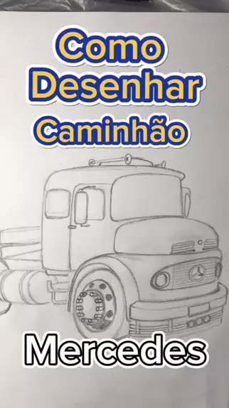 como desenhar um caminhao rebaixado