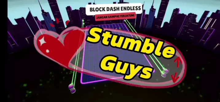 Endless Block Dash 🤯🤯🤯. Stumble Guys