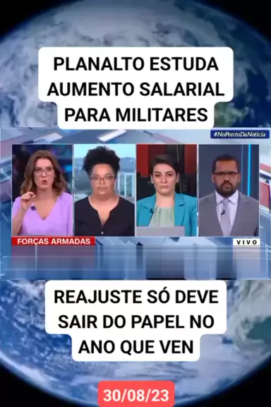 Planalto estuda aumento salarial para militares em 2024