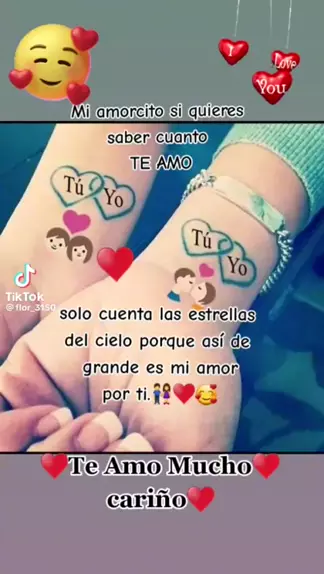 — Si quieres saber cuanto te quiero cuenta las