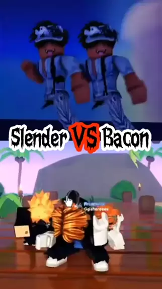 roblox bacon and slender