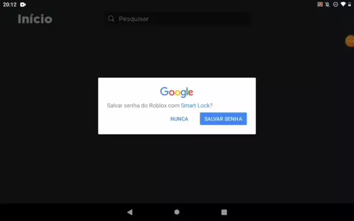 google smart lock senhas roblox