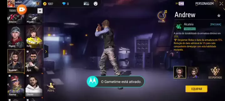 Garena Free Fire - Andrew é o novo personagem despertado no