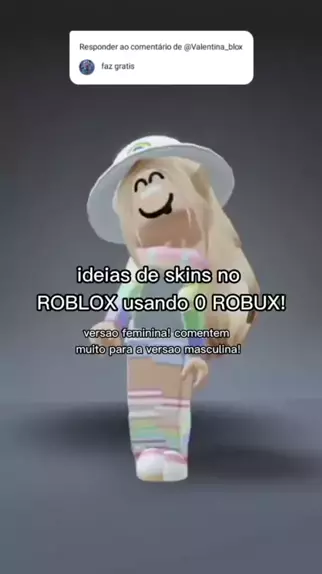 CapCut_skin no roblox com 80 robux feminina