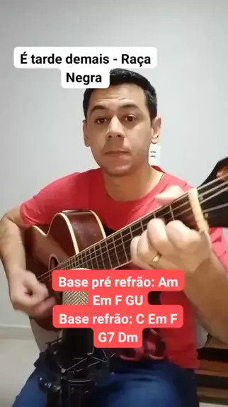 Aprenda a música Tarde Demais de #Raçanegra no violão