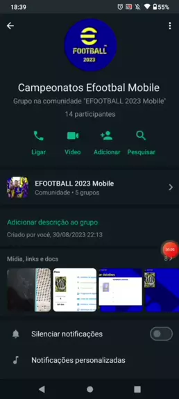 grupo whatsapp efootball 2023