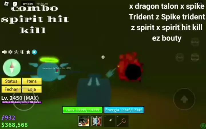 Blox fruit dragon and spirit fruit combo!!!, Video Gaming, Video