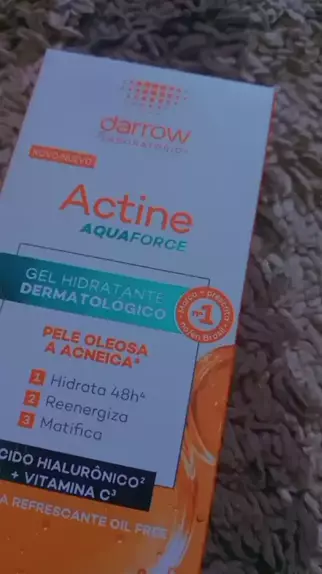 Gel Hidratante Facial Actine Aquafluide Pele Oleosa e Acnéica 40g 40g