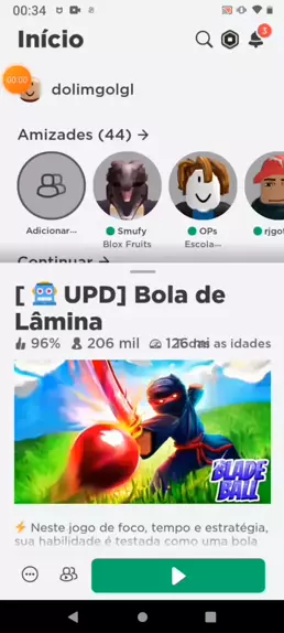 codes bola de lâmina