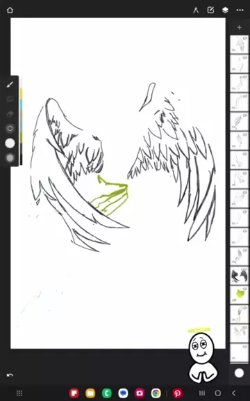 Anjo Caído - Desenho de kylle_peidei - Gartic