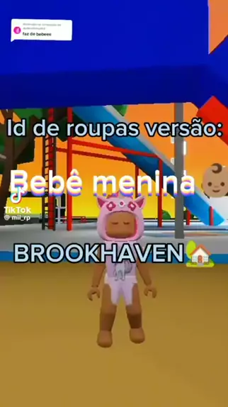 ID codes acessórios de bebê para usar no Brookhaven rp (Roblox) 