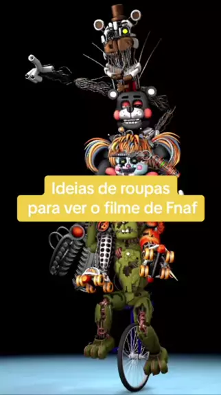 recentemente, eu e um amigo fomos ver o filme de FNAF com roupas