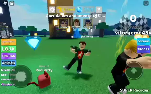 códigos do jogo do roblox lendas da velocidade