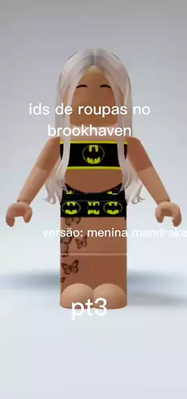 ID de Roblox de roupa de tatuagem