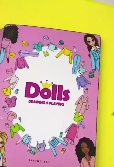 Dolls drawing and sale playing