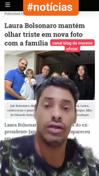 Laura Bolsonaro mantém olhar triste em nova foto com a família