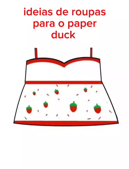 Ideias de roupas e acessórios para Paper Duck #paperduck 