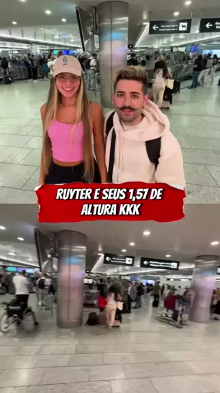 O ruyter é baixo #ruyter #dudarubert #altura