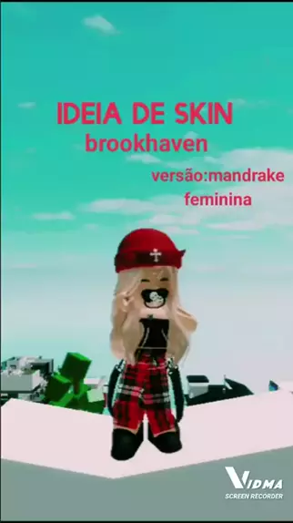 IDEIAS DE SKIN DE MANDRAKE (FEMININA) NO BROOKHAVEN ROBLOX 