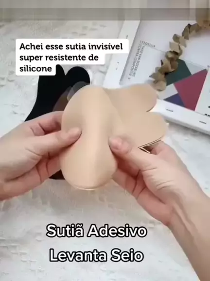 Toca da Mona - Sutiã silicone adesivo invisível Unbra Sutiã frente