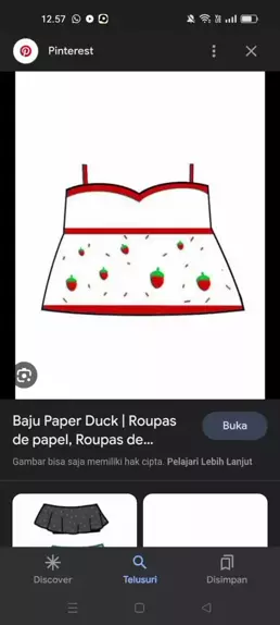 Paper 🦆 em 2023  Roupas de boneca de papel, Roupas de papel