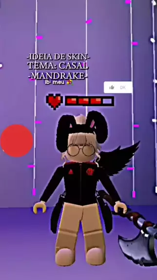 IDEIAS DE SKIN DE MANDRAKE PARA MENINOS E MENINAS NO BROOKHAVEN RP ROBLOX  com ids de roupas 