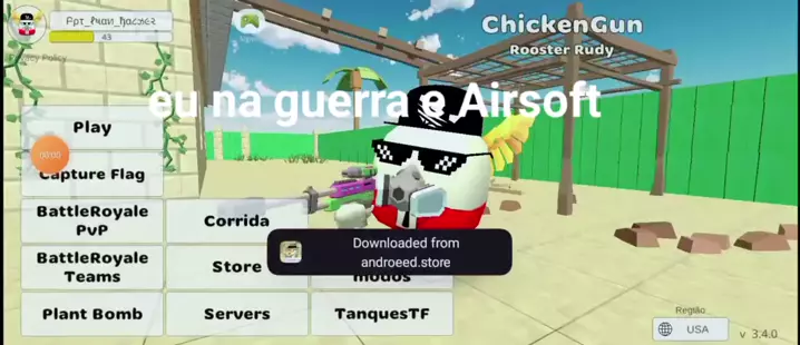 CHICKEN GUN COMO GANHAR DINHEIRO 