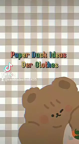 clothes:ahzqsy8h6s4= paper duck