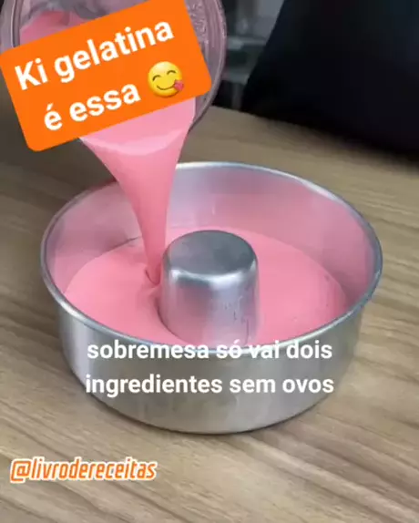 Sobremesas incríveis de gelatina mágica