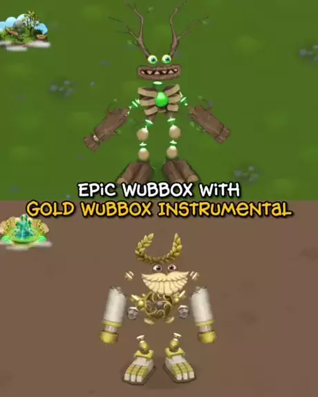 Gold Island Epic Wubbox - All Phases (My Singing Monsters) 