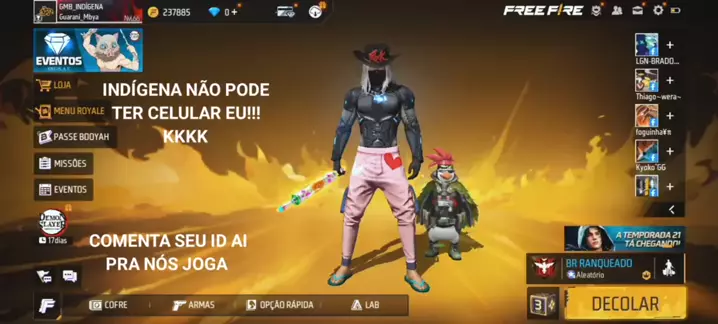 Cerol: ID Free Fire, nome real, redes sociais, estatísticas e