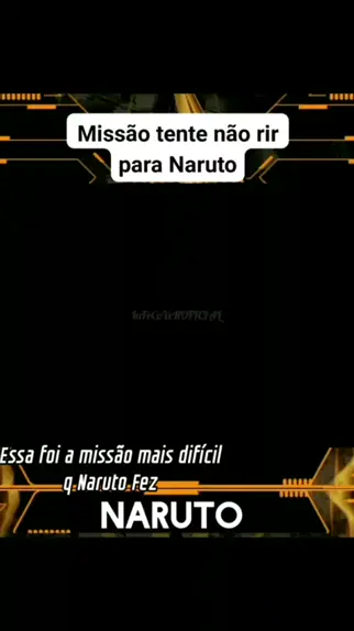 naruto tente nao rir