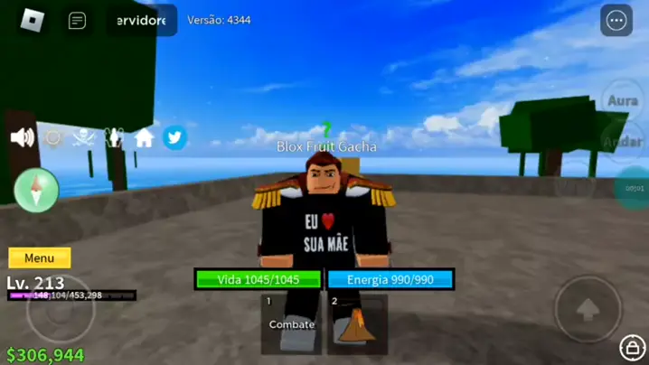 Quando vc encontra um HACKER no Blox Fruits! #roblox #bloxfruits