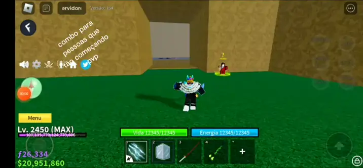 O COMBO ONE SHOT DE ICE E RENGOKU DO PVP DO BLOX FRUITS!!