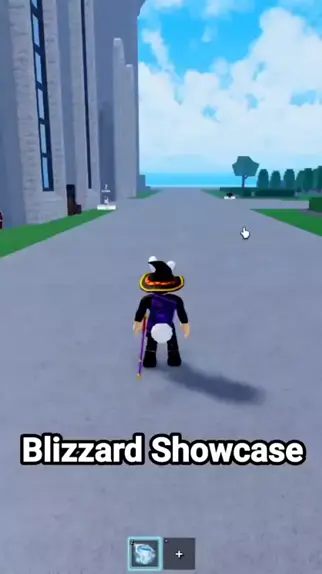 BLIZZARD SHOWCASE - BLOX FRUIT - ROBLOX 