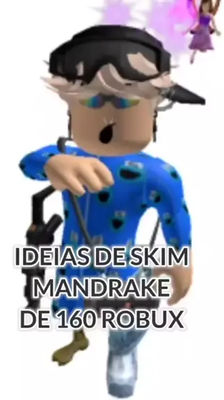 foto de skin mandrake no roblox