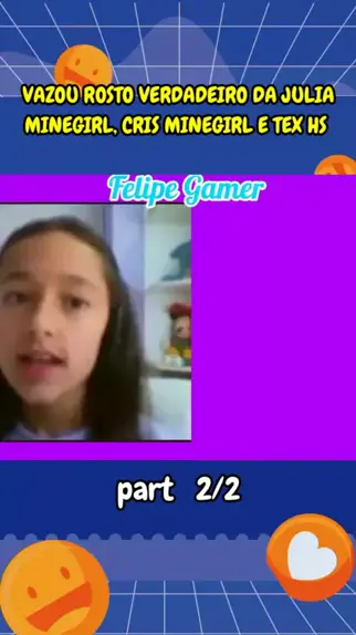 A JULIA MINEGIRL REVELOU O ROSTO NO MINECRAFT !? 