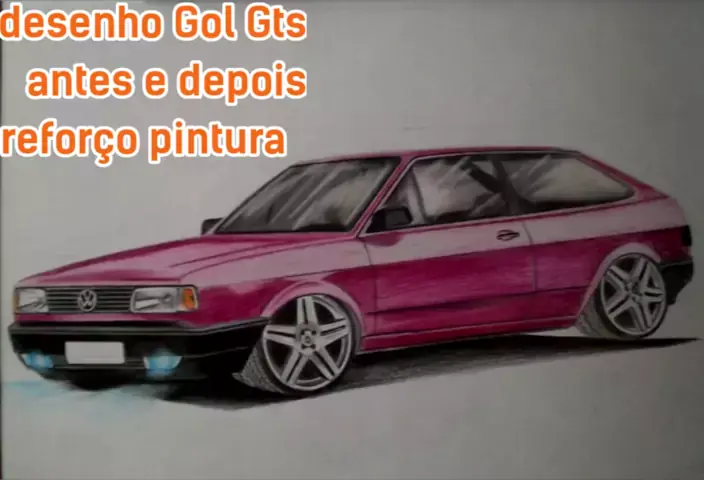 gol quadrado #desenhando #carros