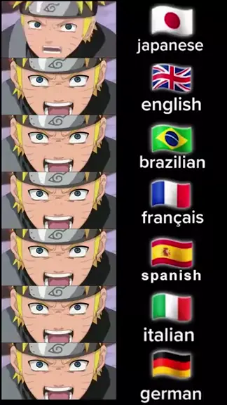 Nandomo de Sasuke em 5 idiomas diferentes!! 🔥 #naruto #sasuke #anime