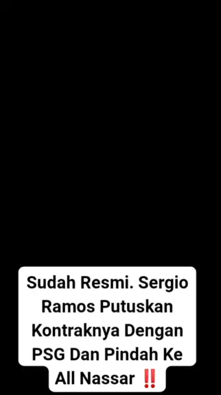 Akhirnya yang di tunggu² oleh semua orang Sergio Ramos resmi Menjadi