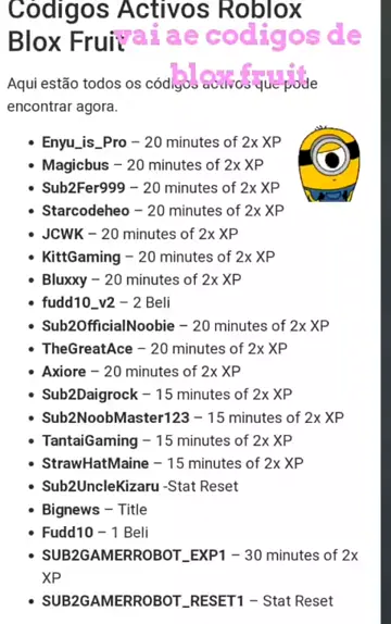 NOVO CÓDIGO 2 HORAS 2x XP E CODE DA FRUTA BUDDHA E CÓDIGOS ATUALIZADOS NO BLOX  FRUITS (roblox) 