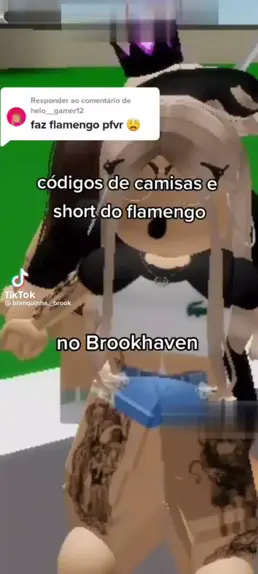 camisa do flamengo id roblox brookhaven