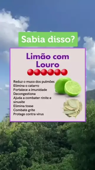 Xarope de louro e limão limpa os pulmões e combate a tosse?