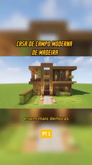 🏡 Minecraft Tutorial, Como Construir uma Casa de Madeira