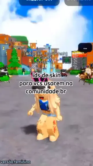 id de skin no roblox comunidade br menino